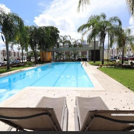 Habitacion Con Bano Privado Y Terraza Propia Playacar Esterno foto