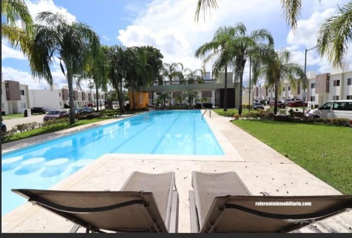 Habitacion Con Bano Privado Y Terraza Propia Playacar Esterno foto