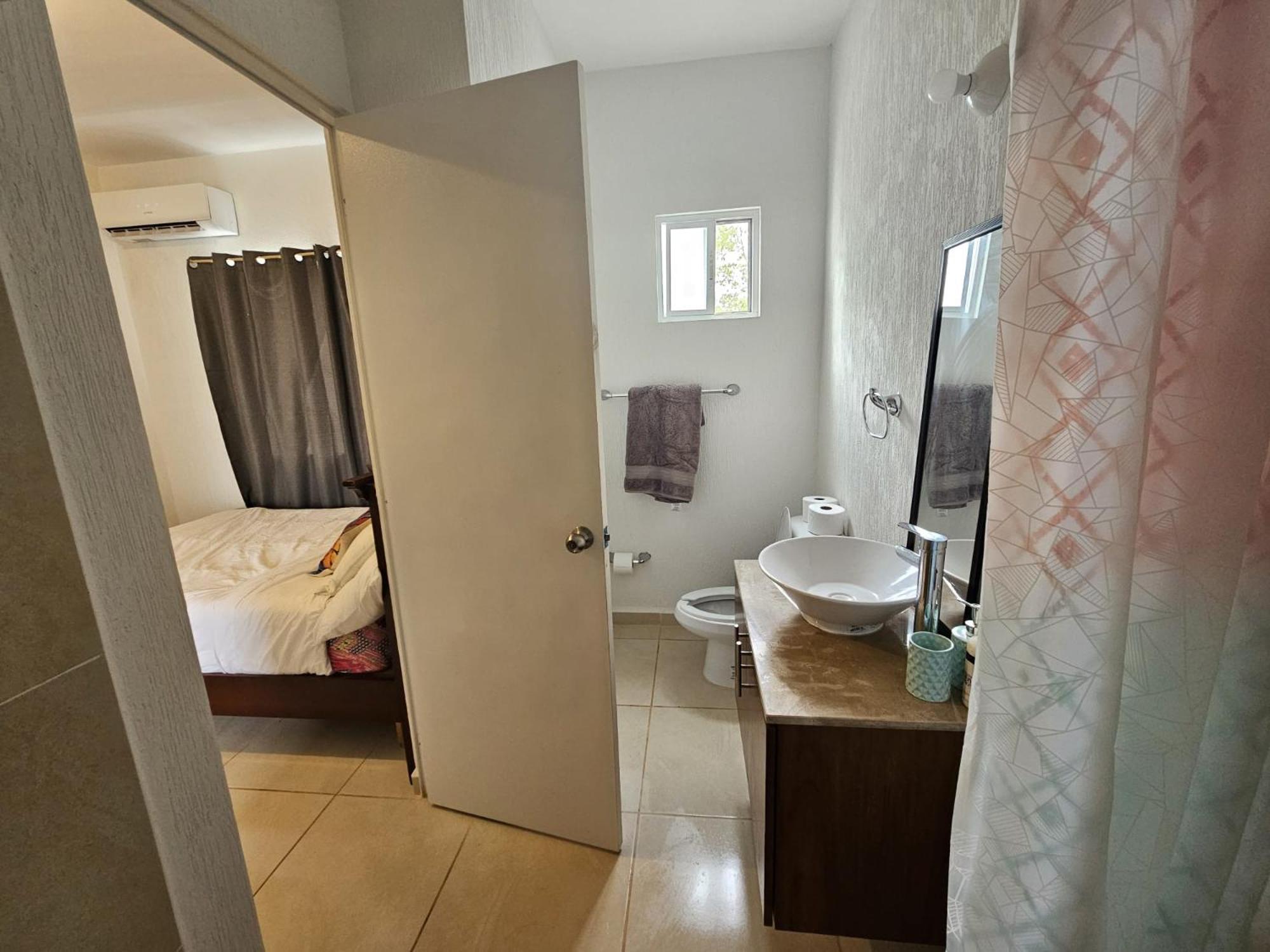 Habitacion Con Bano Privado Y Terraza Propia Playacar Esterno foto